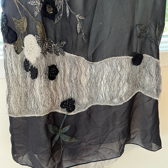 BCBG MaxAzria 100% Silk Maxi Skirt - Picture 9 of 10